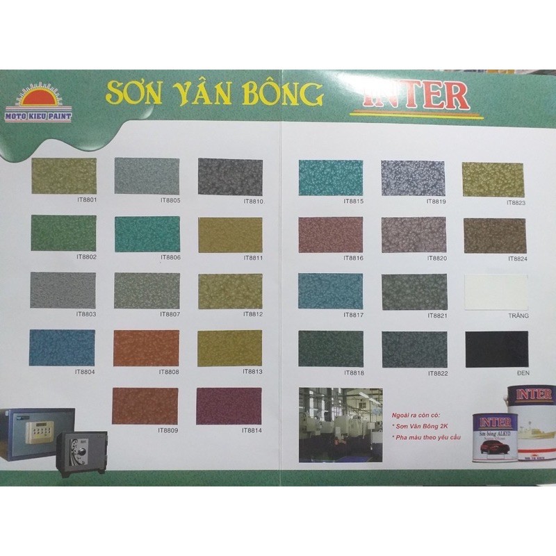 sơn vân bông (bảng màu 2)