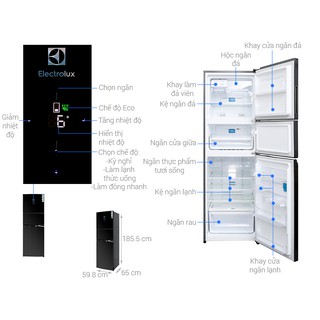 Tủ lạnh Electrolux EME3500BG - 342 lít 3 cánh