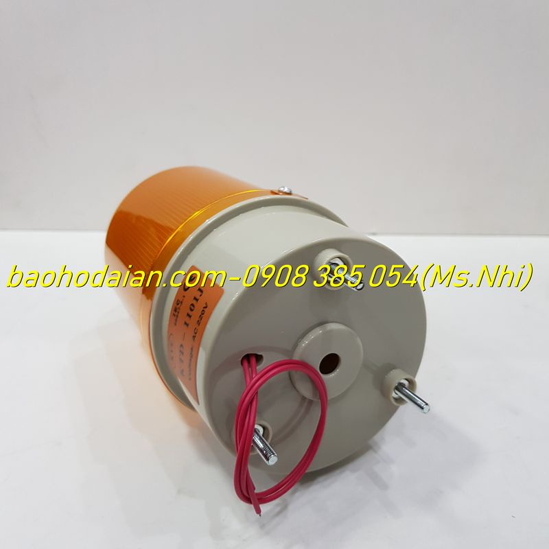 Đèn Xoay Báo Hiệu Có Còi Hú KTD 220V - 1101J