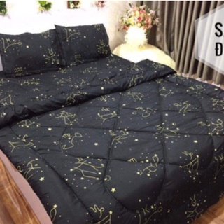 Chăn phao siêu nhẹ siêu ấm nhiều mẫu - mẫu sao đen