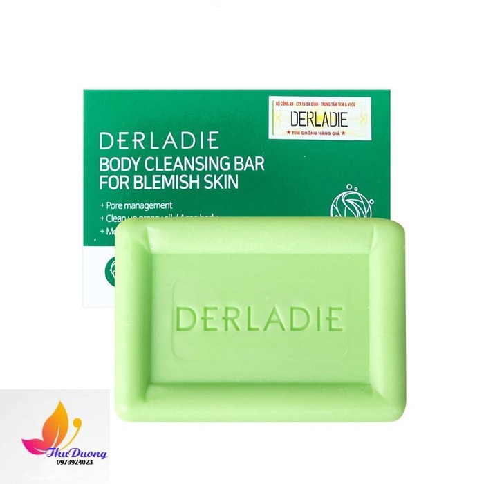 Xà Phòng Giảm Mụn Cơ Thể Sau 7 Ngày Derladie Body Cleansing Bar For Blemish Skin 50g