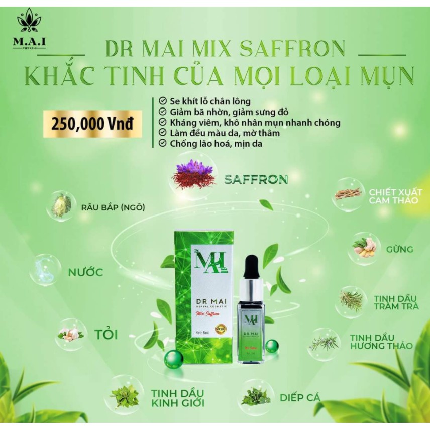[CHÍNH HÃNG] Dr Mai, thảo dược ngừa mụn, lựa chọn hoàn hảo cho làn da mụn | BigBuy360 - bigbuy360.vn