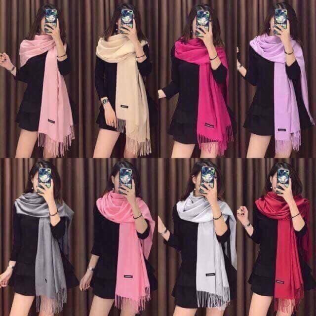 Sỉ lẻ Khăn Cashmere ,Khăn quàng cổ Len dệt kim Thời trang LOẠI 1( 200-70 CM)