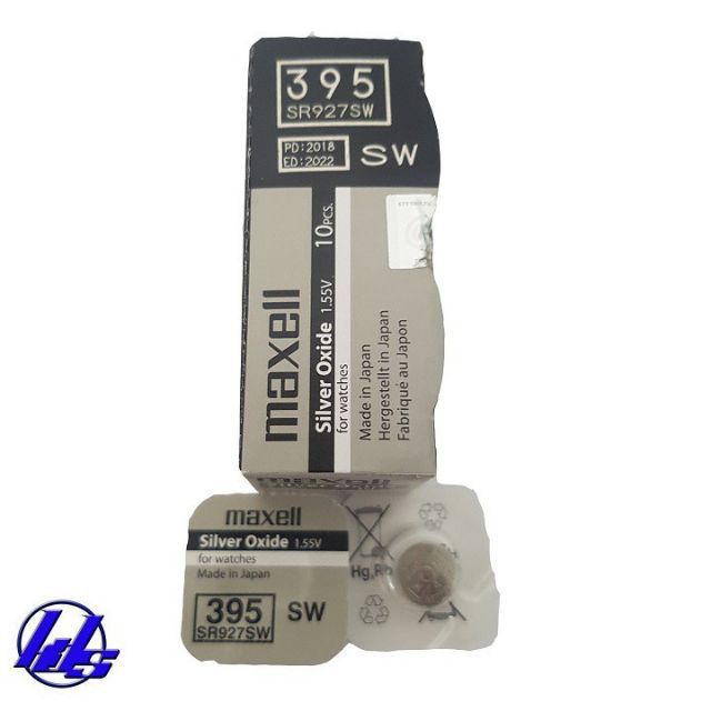 Pin Đồng Hồ Đeo Tay Maxell 395 SR927SW 927 1.55V JaPan (vỉ 1 viên)