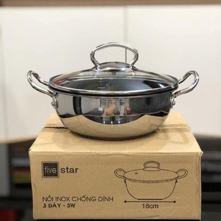 Chảo sâu lòng chống dính Five Star 16cm
