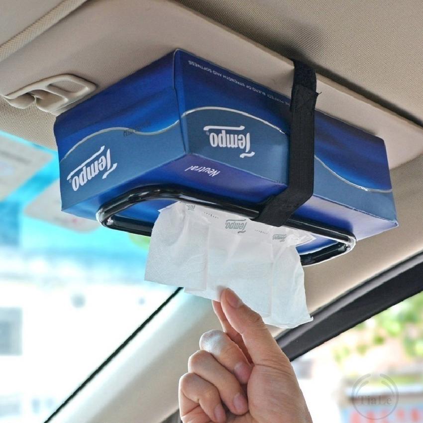 Car Tissue Box Hanging Car Towel Paper Clip Sunshade Paper Towel Rack Tissue Box Holder 626