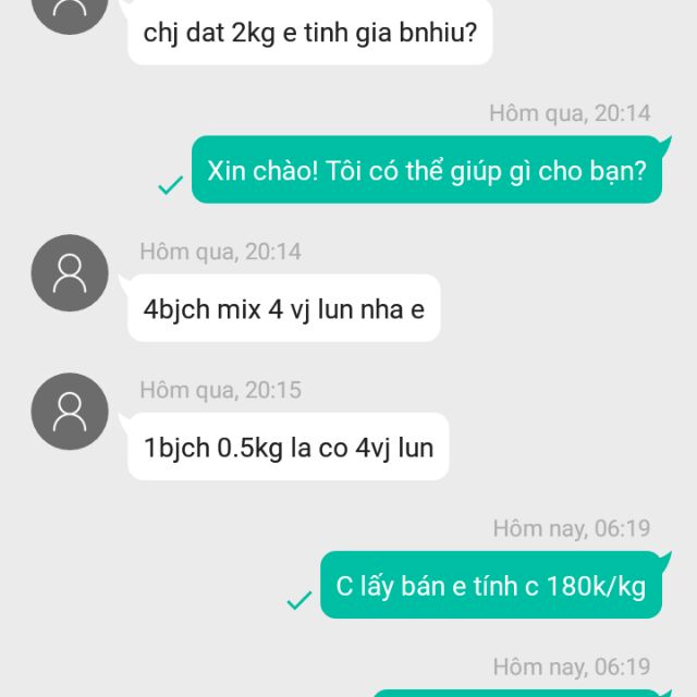Combo khách mứt dừa non viên mix đủ vị