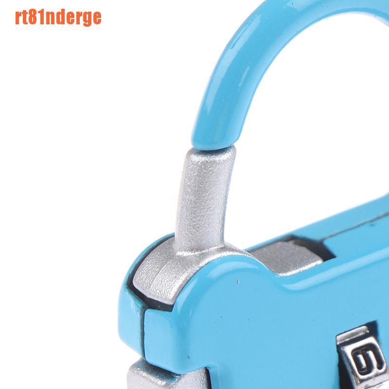 Ổ khóa mật khẩu 3 chữ số mini bằng kẽm cho vali du lịch