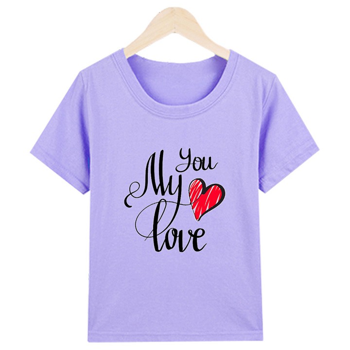 Áo thun nữ tay ngắn in chữ You my love siêu dễ thương ATNK 1083 | WebRaoVat - webraovat.net.vn