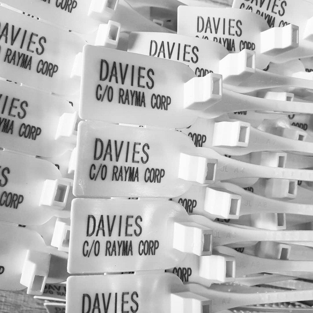 Plastic Seal Tag - Tag nhựa local brand Davies