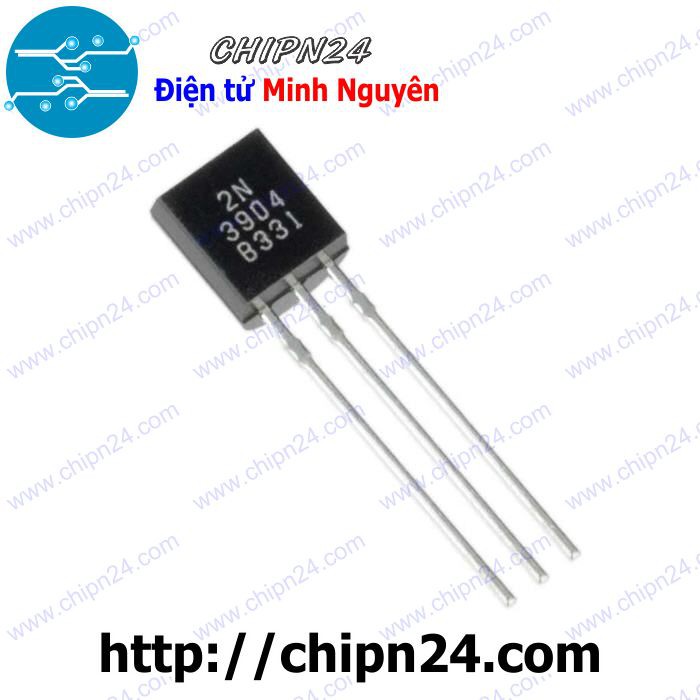 [25 CON] Transistor 2N3904 TO-92 NPN 200mA 40V (N3904 3904)