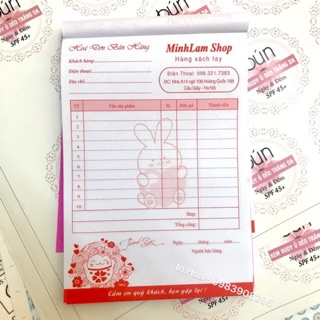 Hoá đơn in tên theo yêu cầu