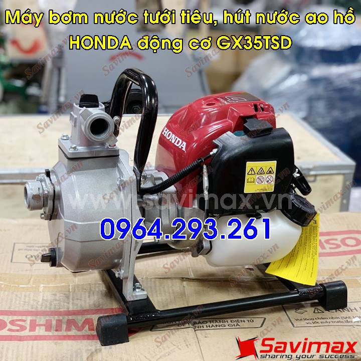 Máy bơm nước tưới rau chạy động cơ HONDA 4 kỳ, GX35, hàng chính hãng xuất xứ Thái Lan | BigBuy360 - bigbuy360.vn