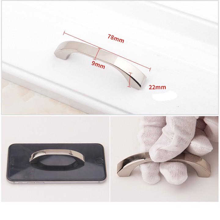 Tay Kéo Tủ Chữ C Nhôm 9014 - Tay Kéo Tủ Chữ C Nhôm, tay nắm cho cửa, tủ, ngăn kéo, các đồ nội thất khác