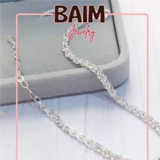 Lắc tay bạc 925 Lắc Đuôi Phụng duyên dáng Baim jewelry
