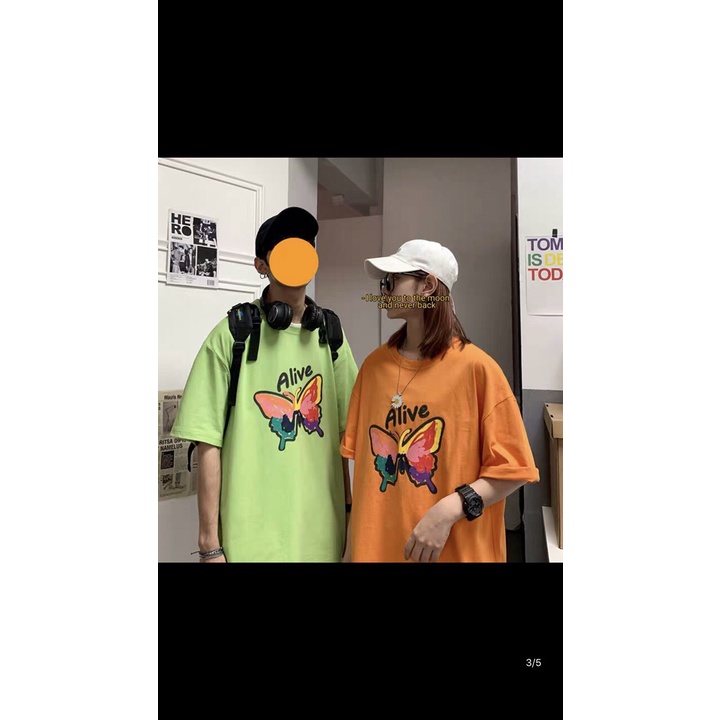 Áo Thun Tay Lỡ In Nhiệt Alive Unisex chất Cotton phong cách Ulzzang - Áo Phông Style unisex cho nam và nữ ATIN89 | BigBuy360 - bigbuy360.vn