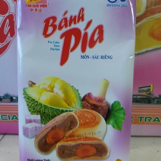 Bánh Pía Khoai Môn - Sầu riêng - Trứng muối (Pia Cake Taro - Durian)