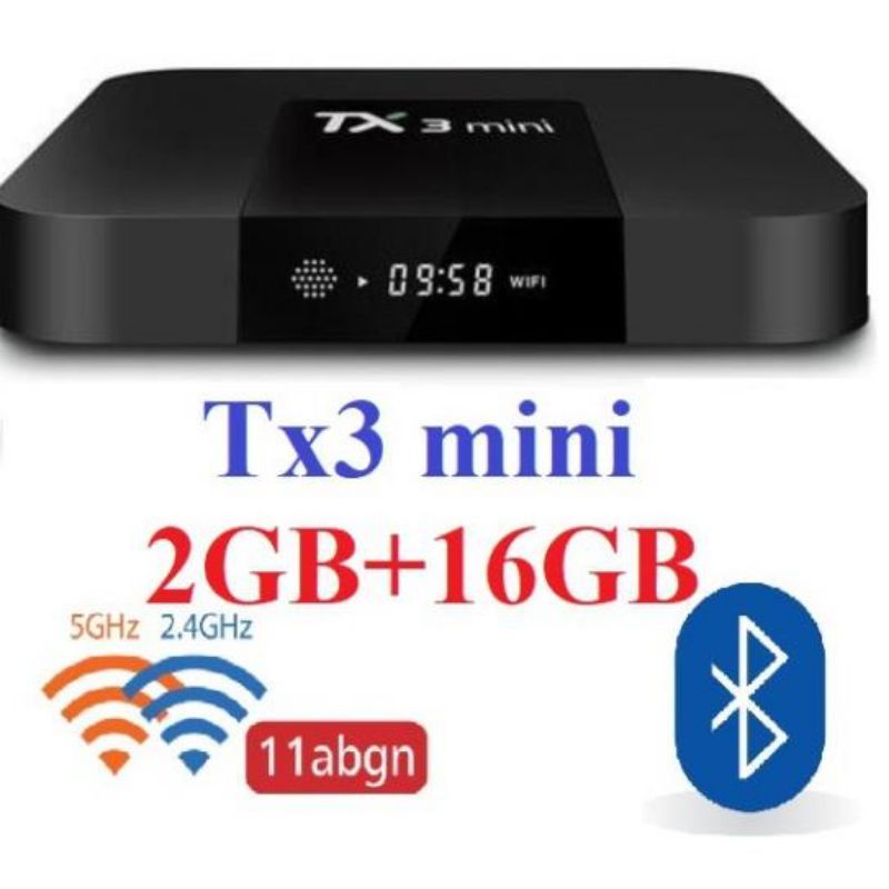 BOX TX3 MINI 2GB + 16GB