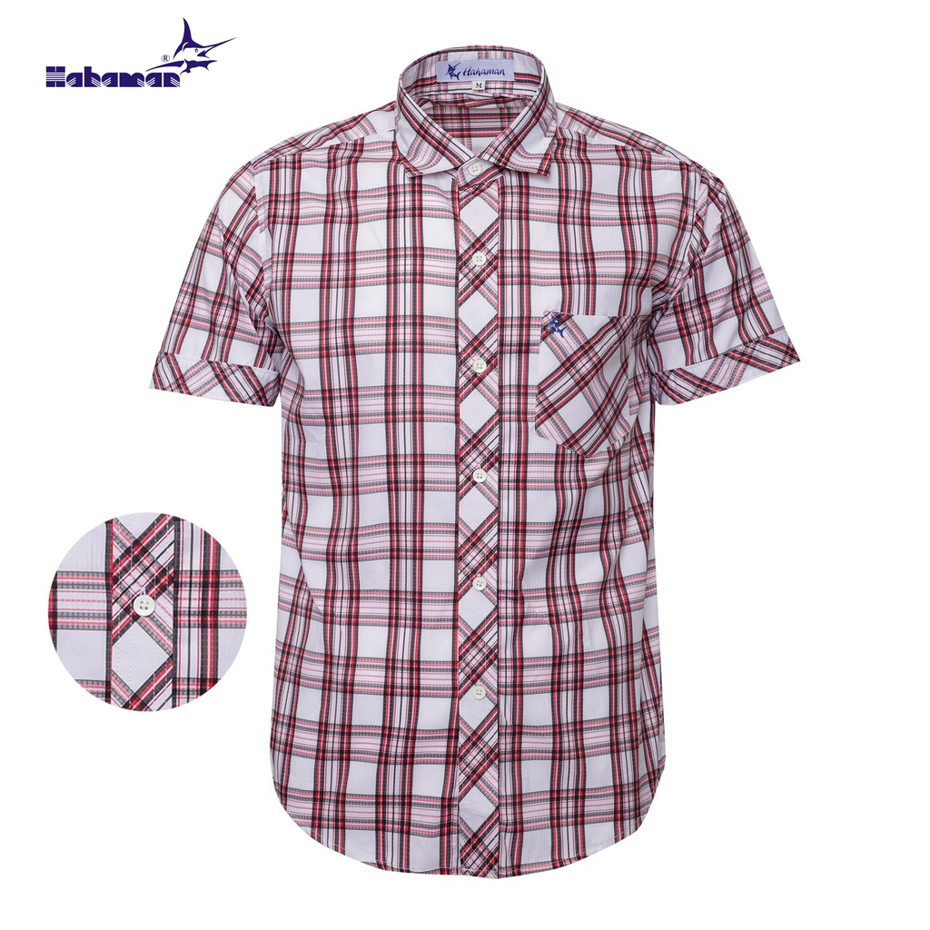 Áo sơ mi nam caro dáng body cao cấp ngắn tay pious SMSILK253