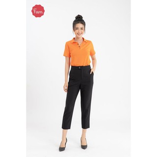 Áo Phông Nữ Có Cổ Chất cotton mềm mịn thấm mồ hôi form chuẩn thương hiệu Fam