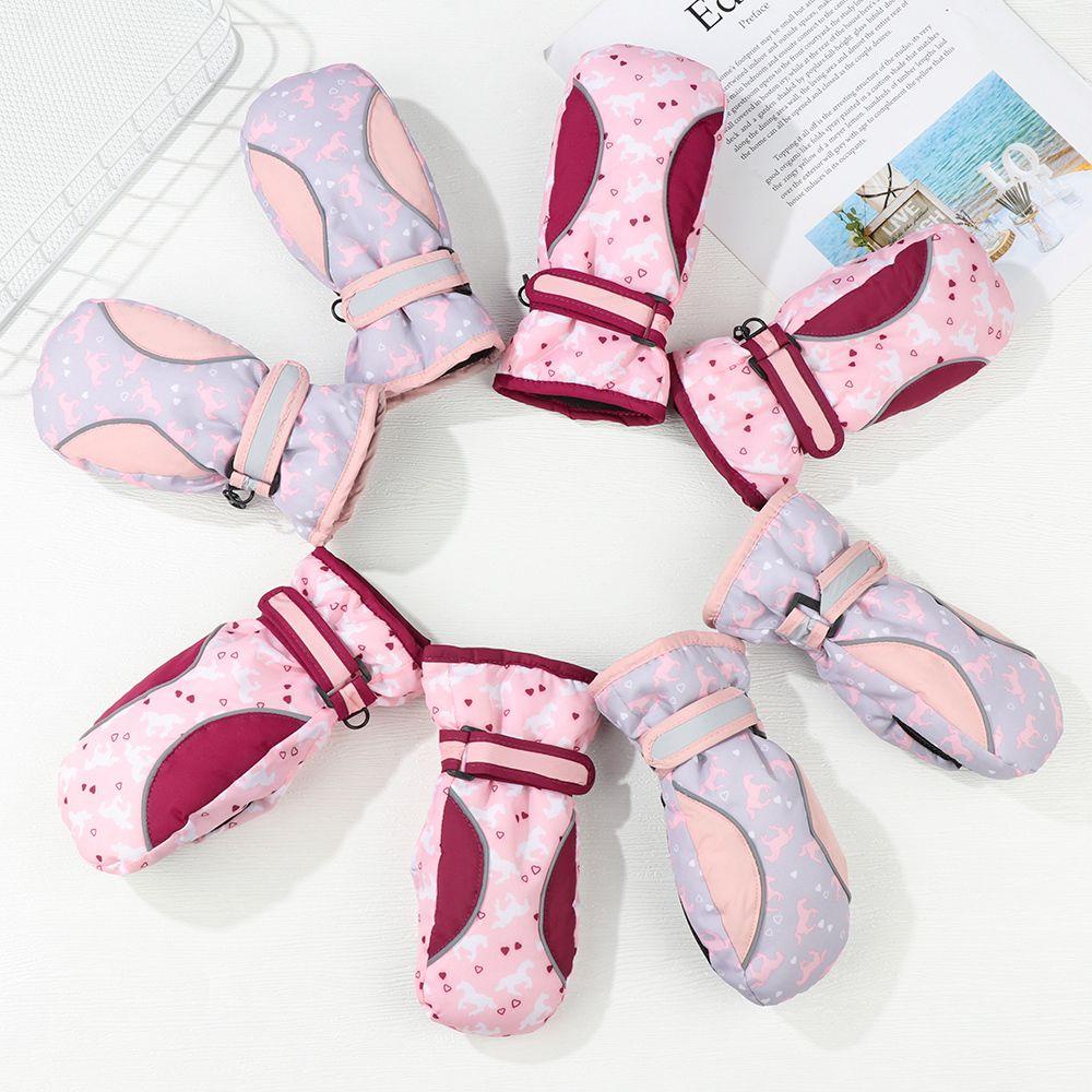 Găng Tay Trượt Tuyết Chống Gió Chống Thấm Nước Thoải Mái Cho Bé