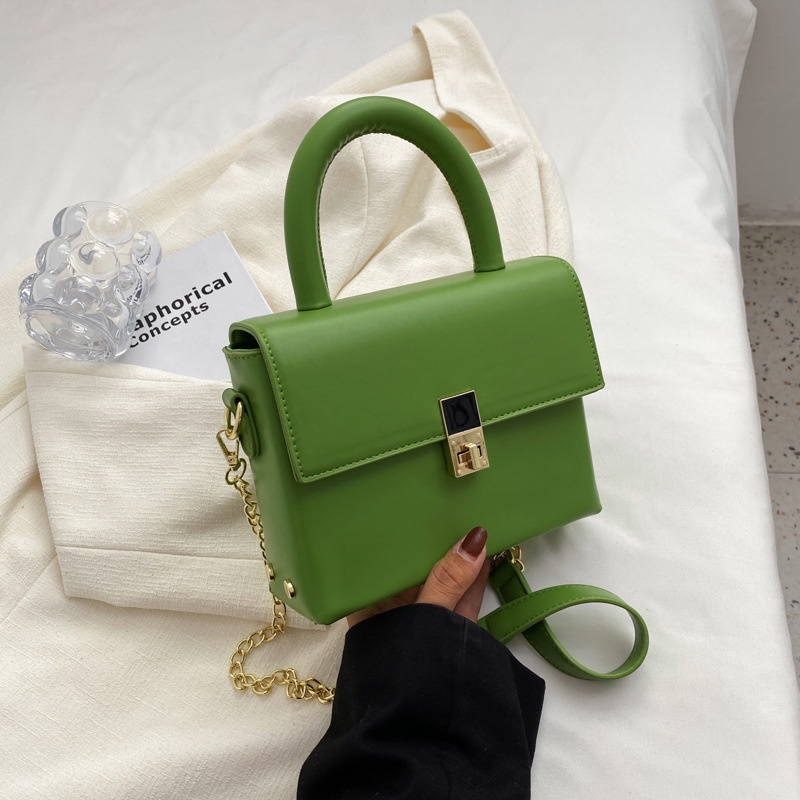 Túi đeo chéo IELGY dáng vuông nhỏ quai xích thời trang cao cấp cho nữ