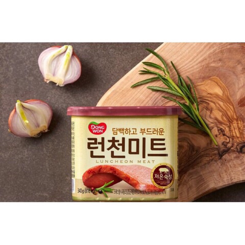 [Nắp Đỏ] Thịt Hộp Dongwon Hàn Quốc Luncheon Meat 340GR