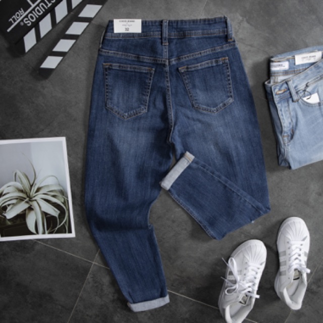 Quần jeans dáng baggy mã CC03 | BigBuy360 - bigbuy360.vn