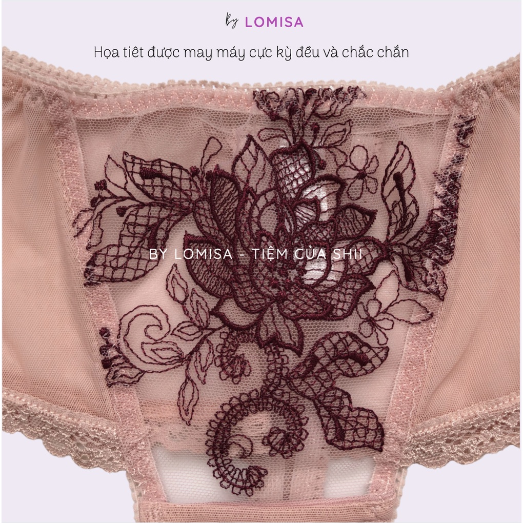Quần lót lọt khe nữ quyến rũ chất lưới mền mại hình cánh tiên viền ren cực gợi cảm Freesize By LOMISA 1004 | BigBuy360 - bigbuy360.vn