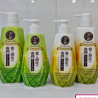 Dầu Gội - Dầu Xả Ngăn Rụng Tóc - 50 dưỡng chất Megumi Hair Fall Control Conditione