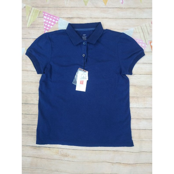 Áo polo bé gái Canifa cotton USA