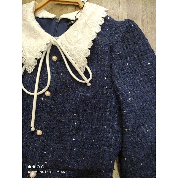 ẢNH THẬT, Váy dạ tweed Vero Moda chính hãng sale.