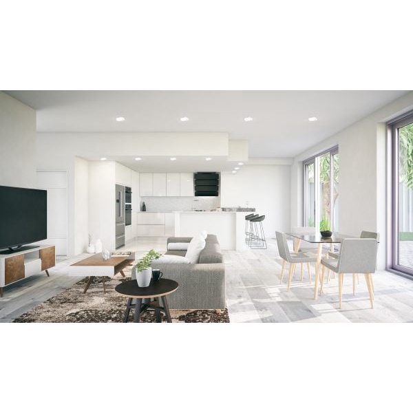 Đèn Led âm trần đơn-mặt tròn,đèn Led âm trần thiết kế hiện đại  Chính hãng TLC - Bảo hành 24 Tháng