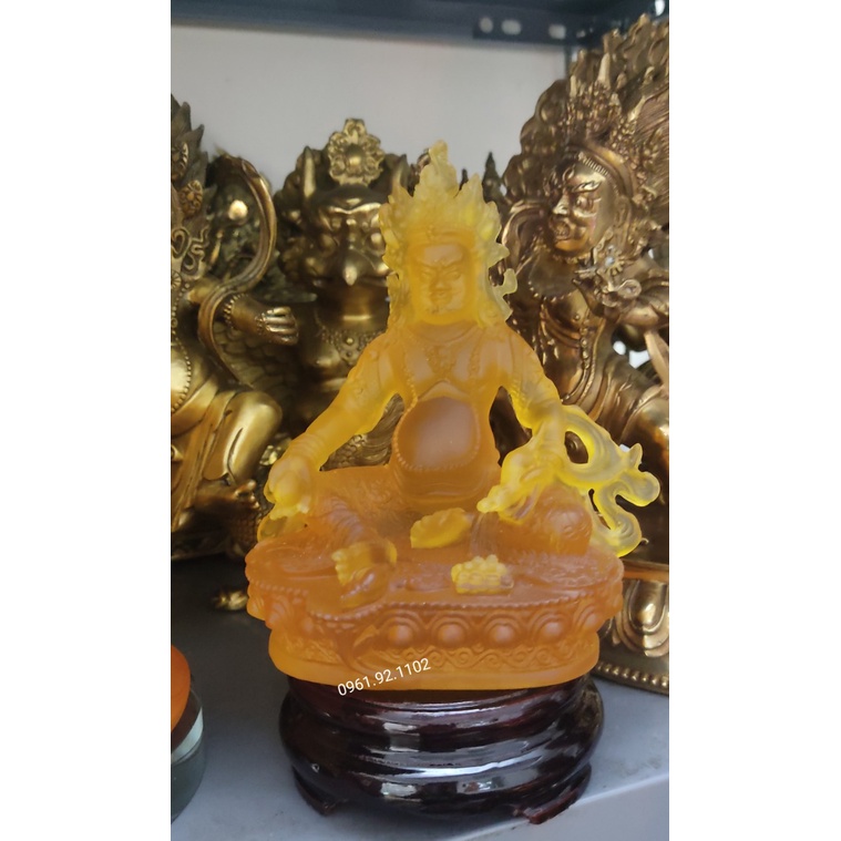 Tượng hoàng thần tài mật tông Zambhala 15.5cm