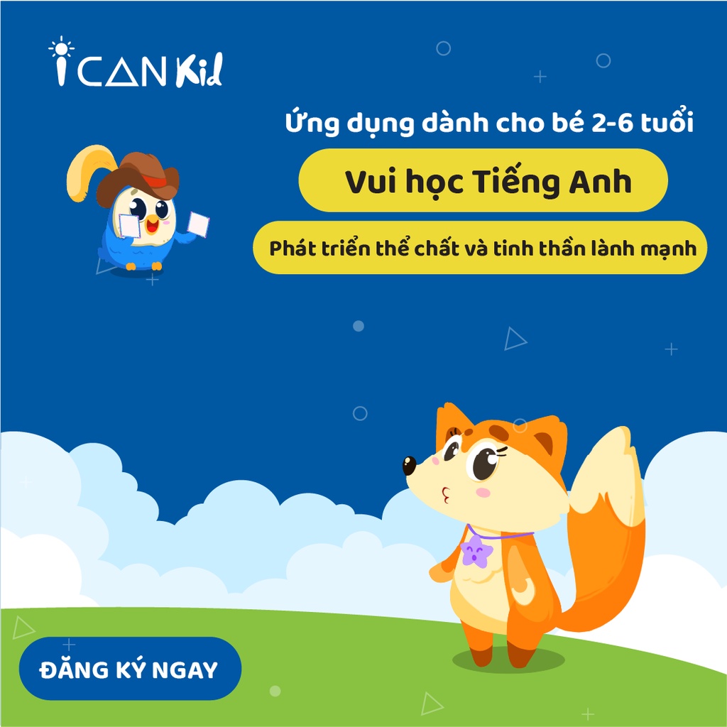 Toàn Quốc [E-Voucher] 1 mã học tiếng Anh tại phần mềm ICANKID sáng lập bởi Galaxy Education