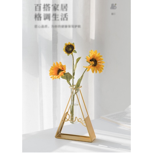 Bình hoa để bàn phong cách Vintage - lọ hoa thủy tinh trang trí