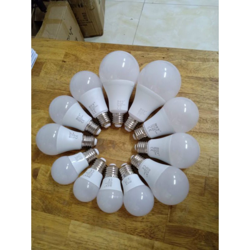 Bóng led búp 9w-e27, bóng đèn led đui e27 phổ thông 9w