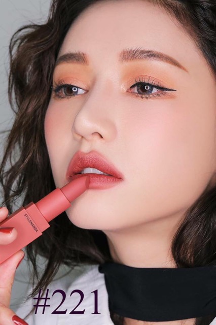 Son thỏi 3 CE màu cam nude 219