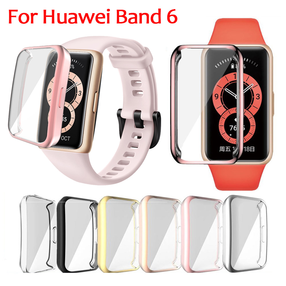 Ốp Lưng Nhựa Nhiệt Dẻo Trong Suốt Cho Huawei Band 6