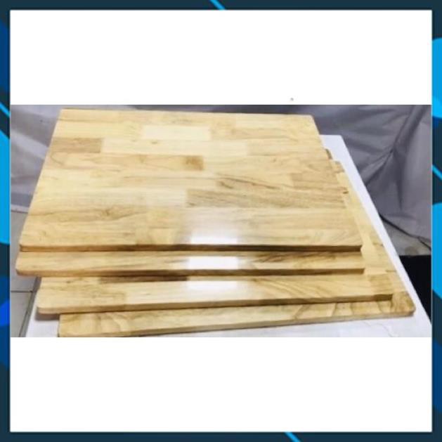 MẶT BÀN GỖ CAO SU TỰ NHIÊN CAO CẤP MÀU VÀNG GỖ ( y hình )