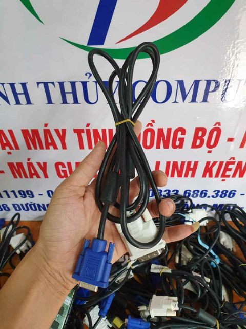 Cáp DVI ra DVI - VGA ra VGA hàng New bóc zin theo Màn hình và Dây Cáp 24+5