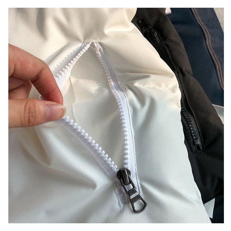 Áo Khoác Trượt Tuyết Sát Nách Cổ Đứng Đệm Cotton Dày Dặn Cỡ Lớn Thời Trang Thu Đông Cho Nam