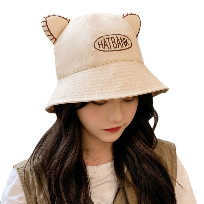 Nón Tai Bèo Chống Nắng Họa Tiết Hoạt Hình Dễ Thương