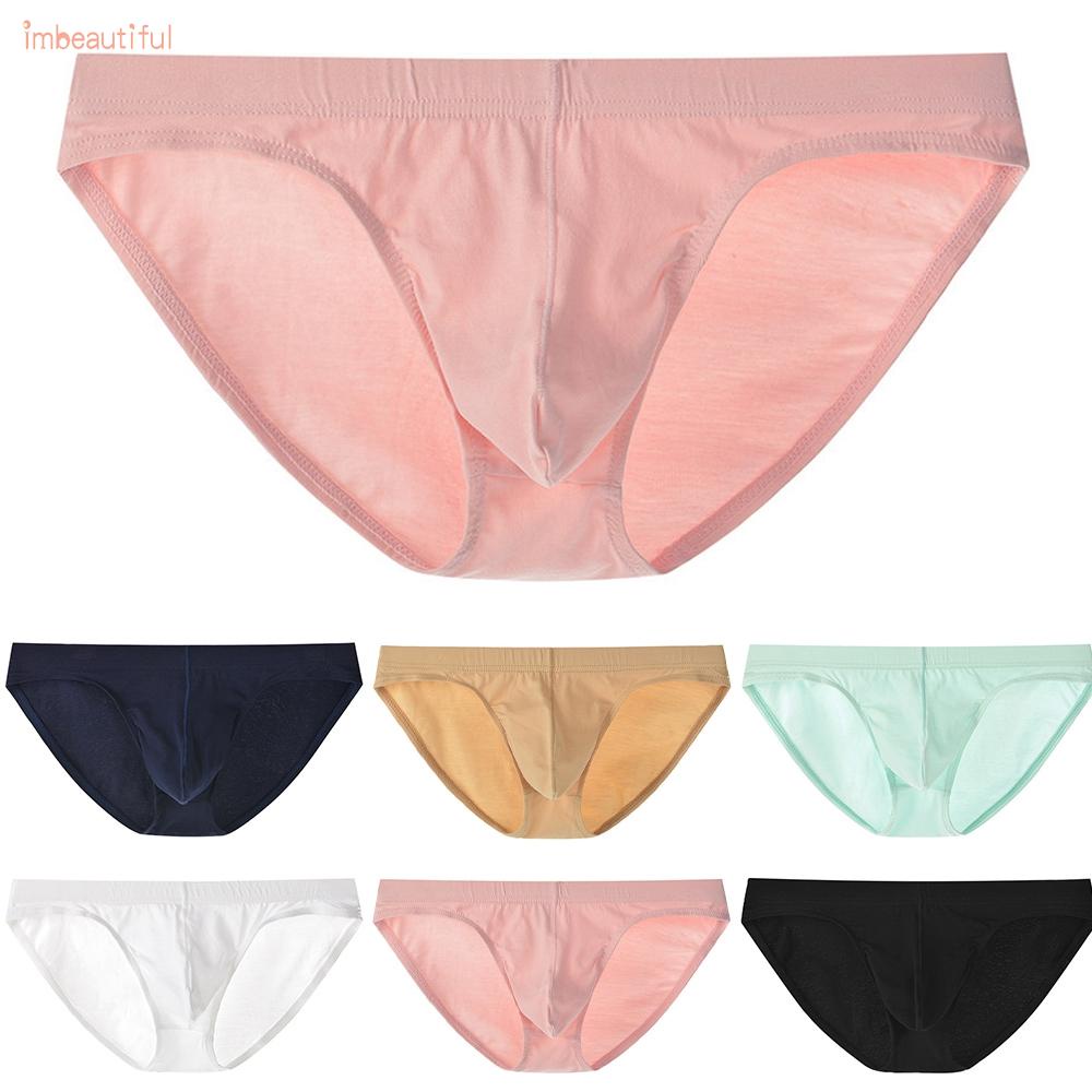 Quần Lót Nam Lưng Thấp Chất Liệu Cotton Gợi Cảm Mới