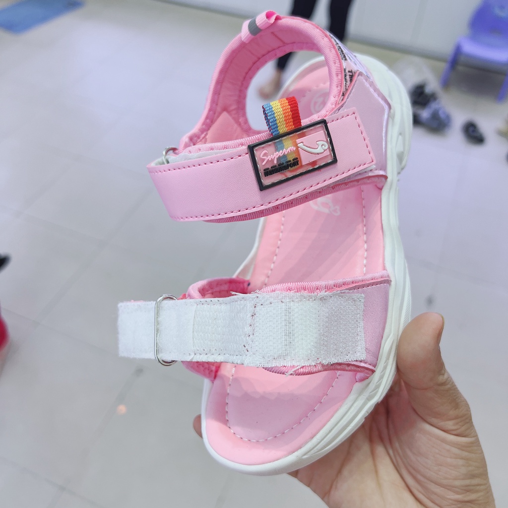 Sandal bé gái - Sandal Quảng Châu mã mới dễ thương cho bé SA412