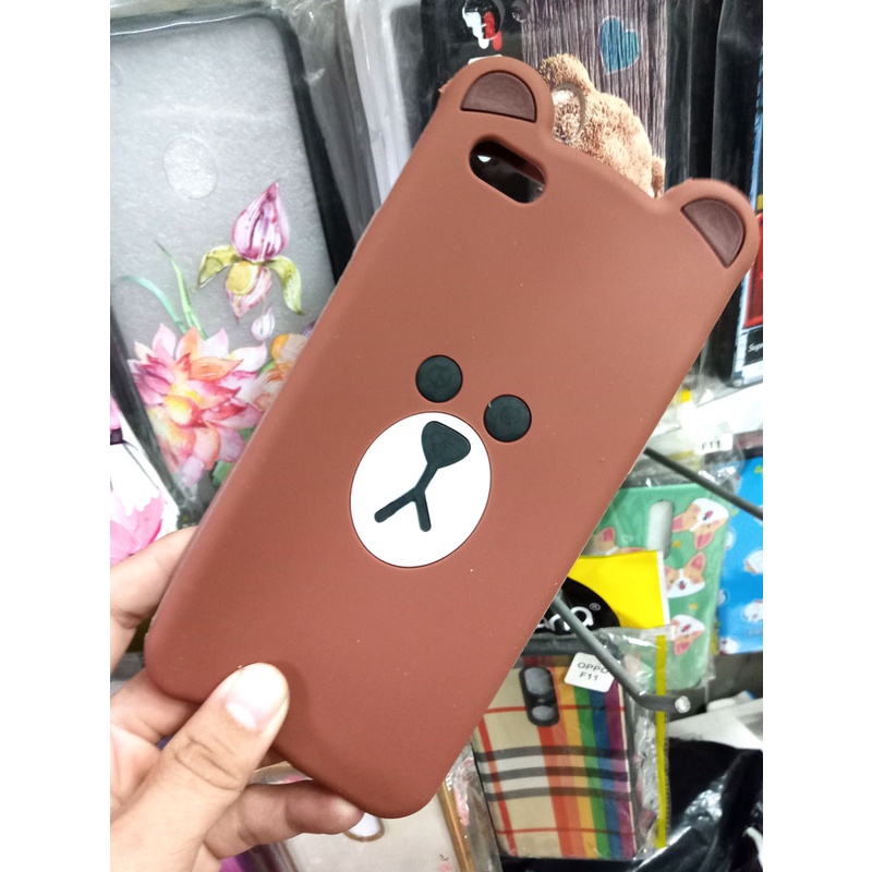 IPhone 6 Plus Ốp lưng điện thoại silicon bền dẻo hình gấu siêu dễ thương cute đáng yêu