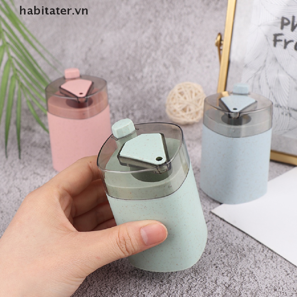 Hộp Đựng Tăm Xỉa Răng Tự Động Bằng Rơm Lúa Mì