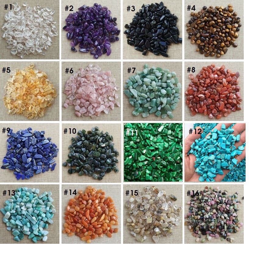 Đá Vụn 100g Đủ Màu Không Lỗ Thiên Nhiên Sản Phẩm Phong Thủy Hút Năng Lượng | BigBuy360 - bigbuy360.vn