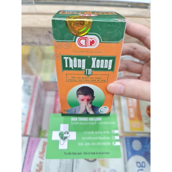 [CHÍNH HÃNG] Thông Xoang TM - Hỗ trợ giảm các triệu chứng viêm mũi dị ứng