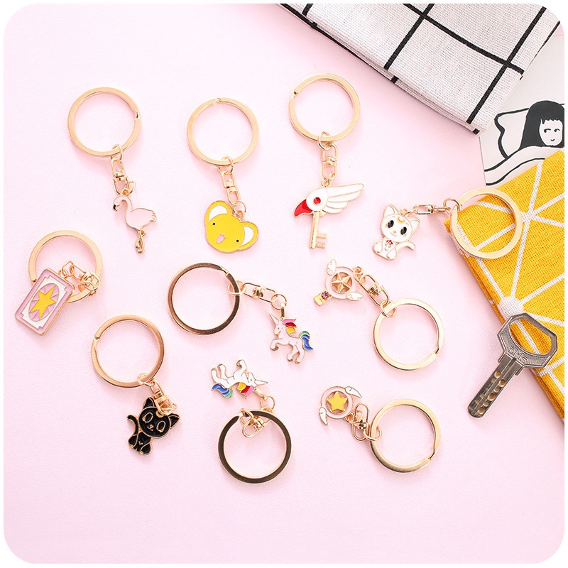 Móc Khóa Chim Hồng Hạc Dễ Thương